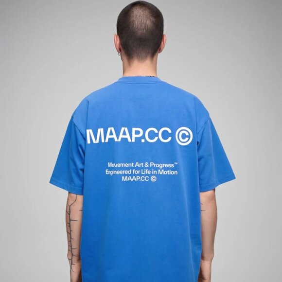 MAAP Essentials CC Tee (blue, medium) - Picture 2 of 3